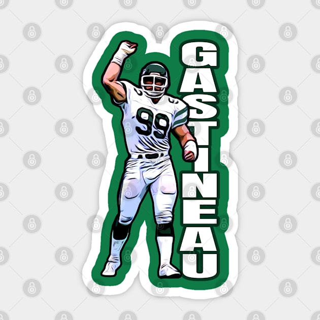 Jets Gastineau 99 Sticker by Gamers Gear